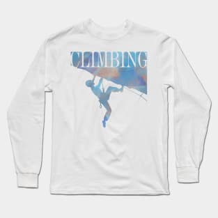 Sport Rock Climbing Mountaineer Long Sleeve T-Shirt